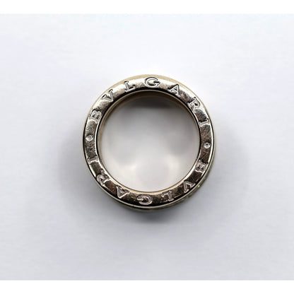 BVLGARI B.Zero1 4 Band 18K White Gold 3 Row 1.00ct Diamond Ring - Size 55 or 7