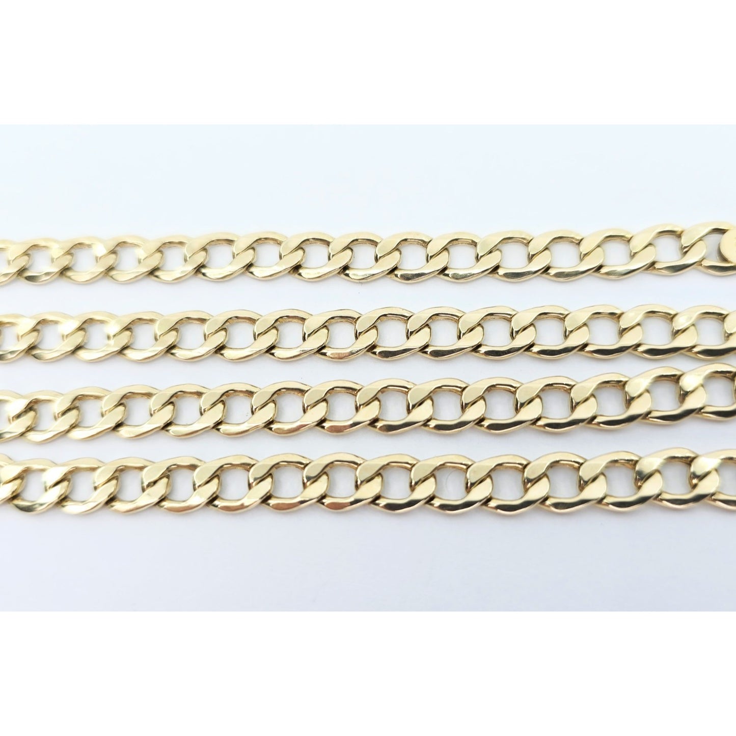 10K Yellow Gold Cuban Link Chain Necklace