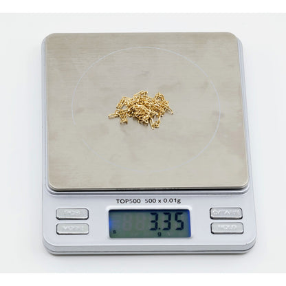 14K Yellow Gold Figaro Link Chain Necklace