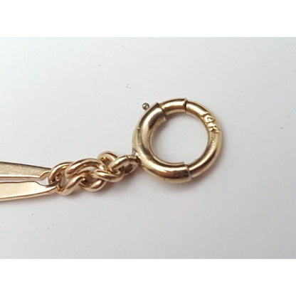 Vintage 14K Rose Gold Link Chain Necklace