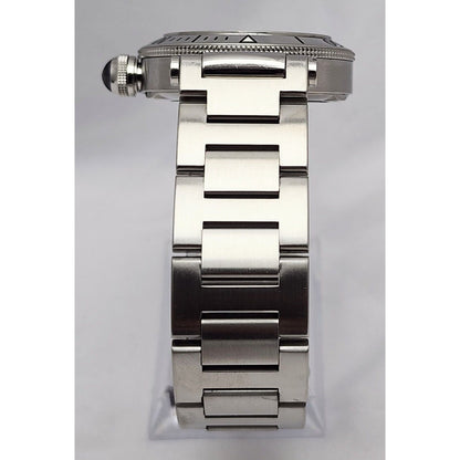 Cartier Pasha Seatimer Watch Ref. 2790 Automatic Stainless 40mm White Dial Watch