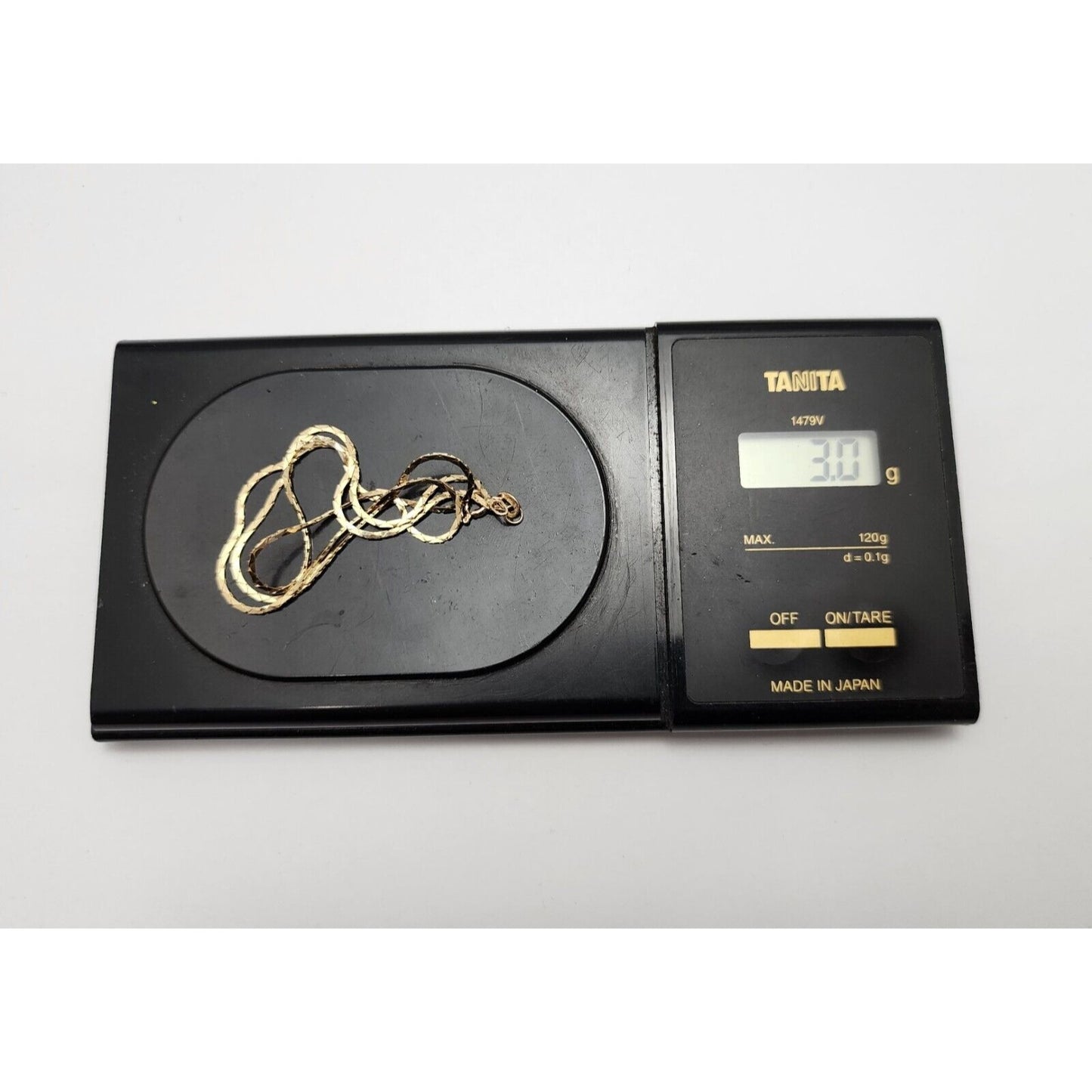 14K Yellow Gold Cobra Link Chain Necklace