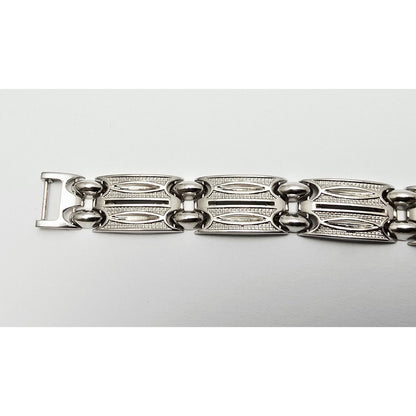 14K White Gold Custom Link Bracelet