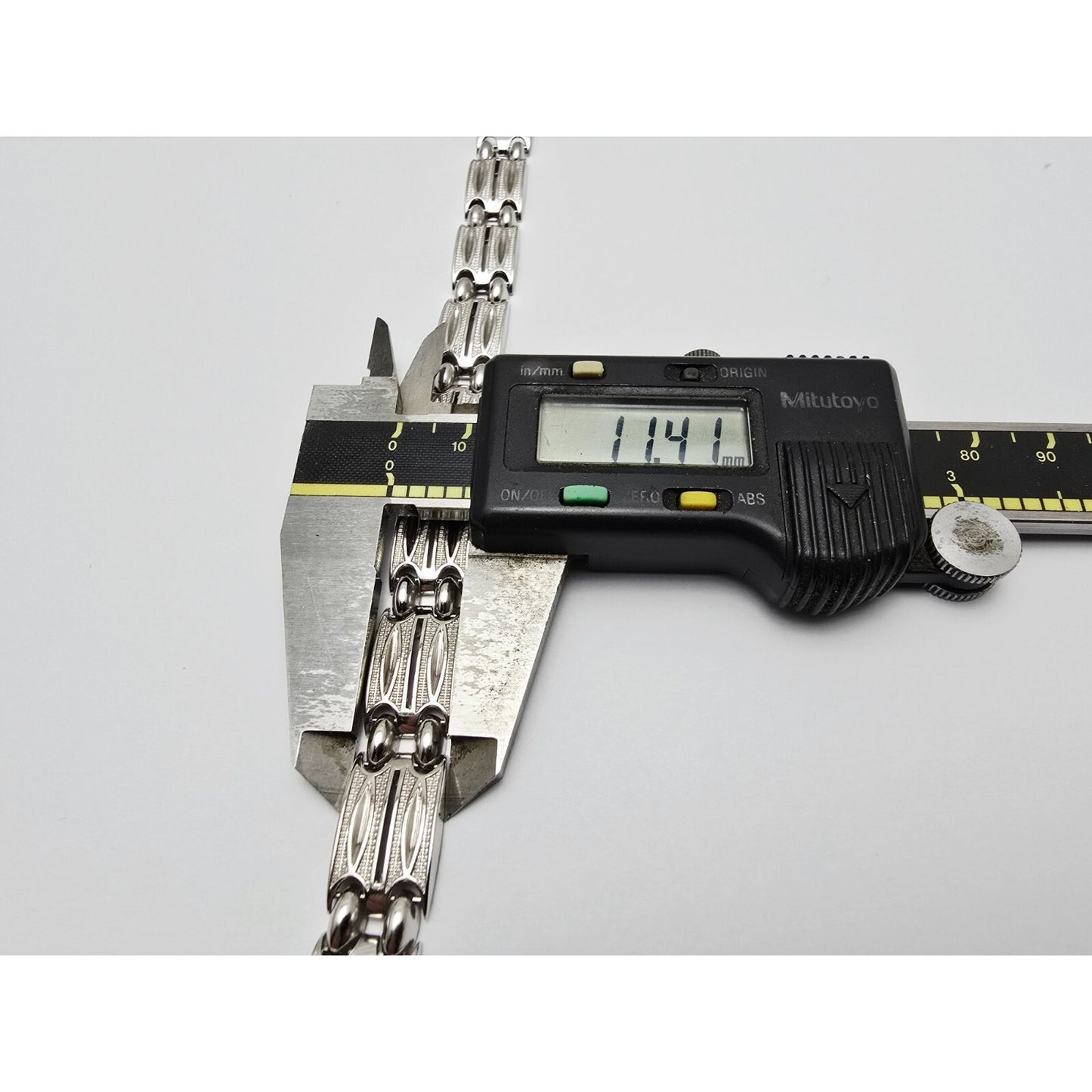 14K White Gold Custom Link Bracelet