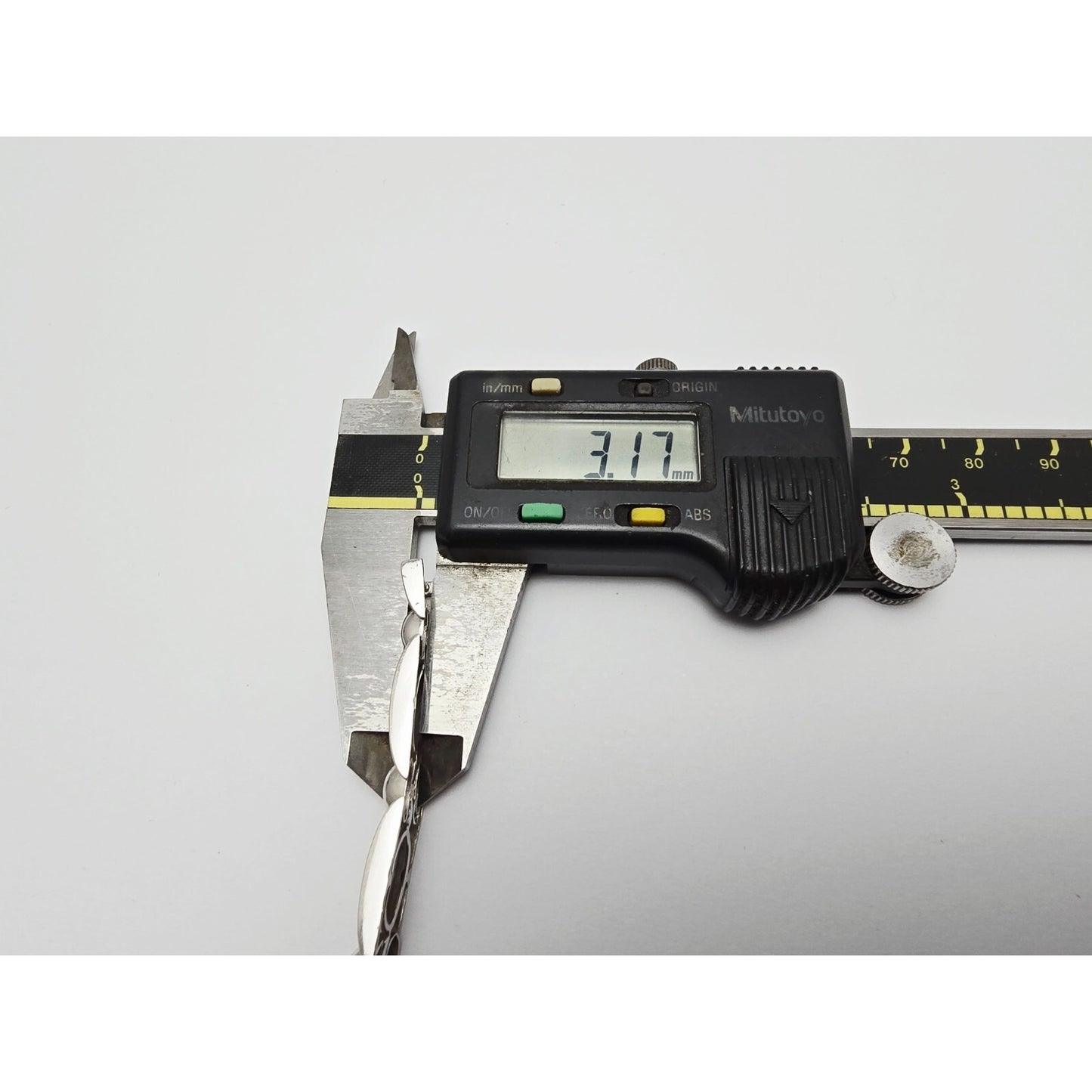 14K White Gold Custom Link Bracelet