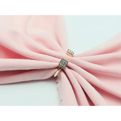 14K Rose Gold Diamond Baby Ring