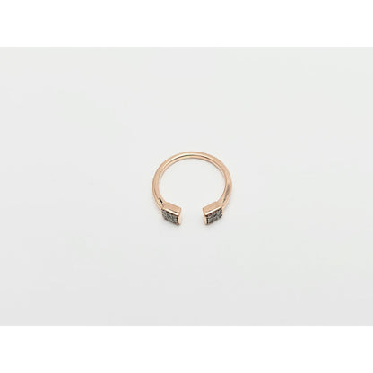 14K Rose Gold Diamond Baby Ring