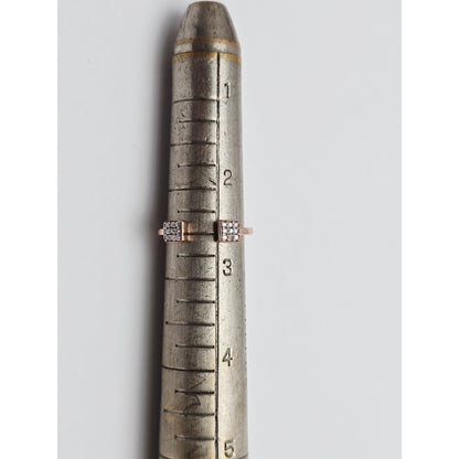 14K Rose Gold Diamond Baby Ring