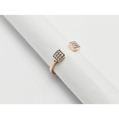 14K Rose Gold Diamond Baby Ring