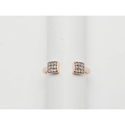 14K Rose Gold Diamond Baby Ring