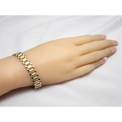 10K Yellow Gold Rolex Link Bracelet