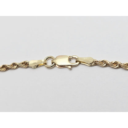 14K Yellow Gold Rope Bracelet