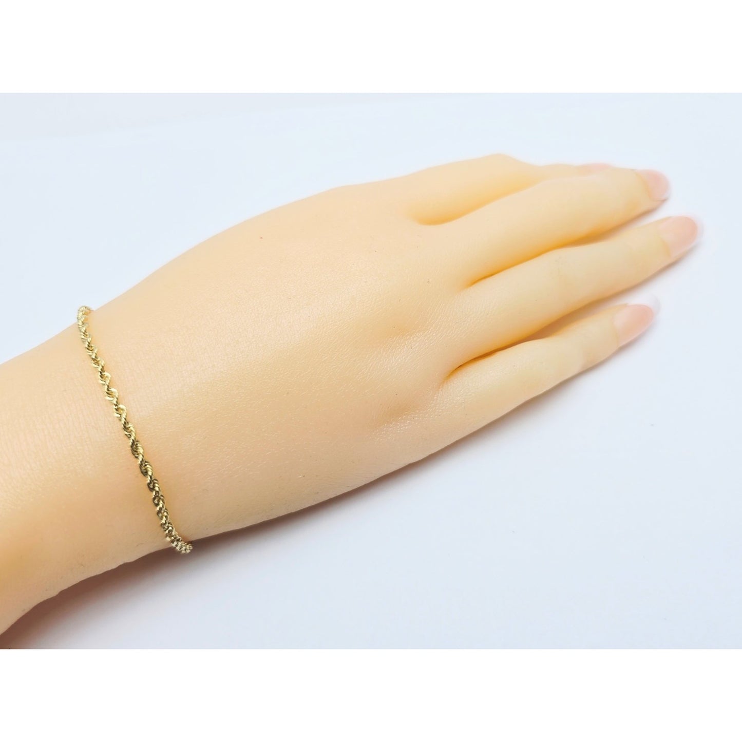 14K Yellow Gold Rope Bracelet