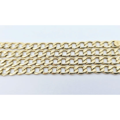 10K Yellow Gold Cuban Link Chain Necklace