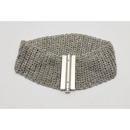 Nova 14K White Gold Diamond Cut Mesh Bracelet