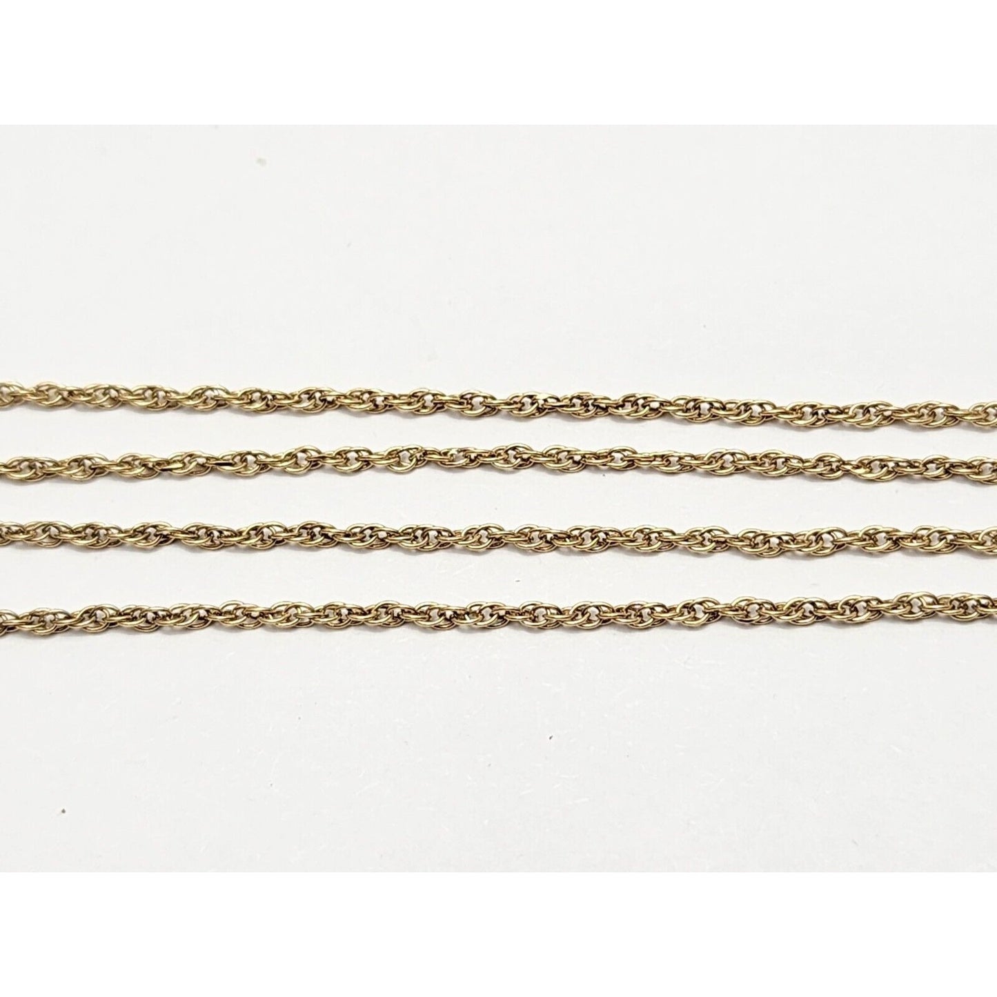 10K Yellow Gold Rope Chain Necklace