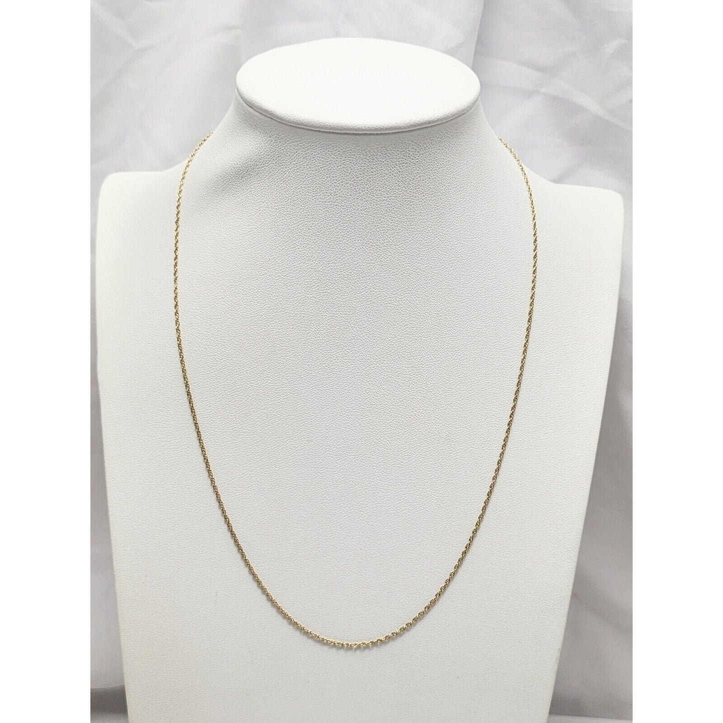 10K Yellow Gold Rope Chain Necklace