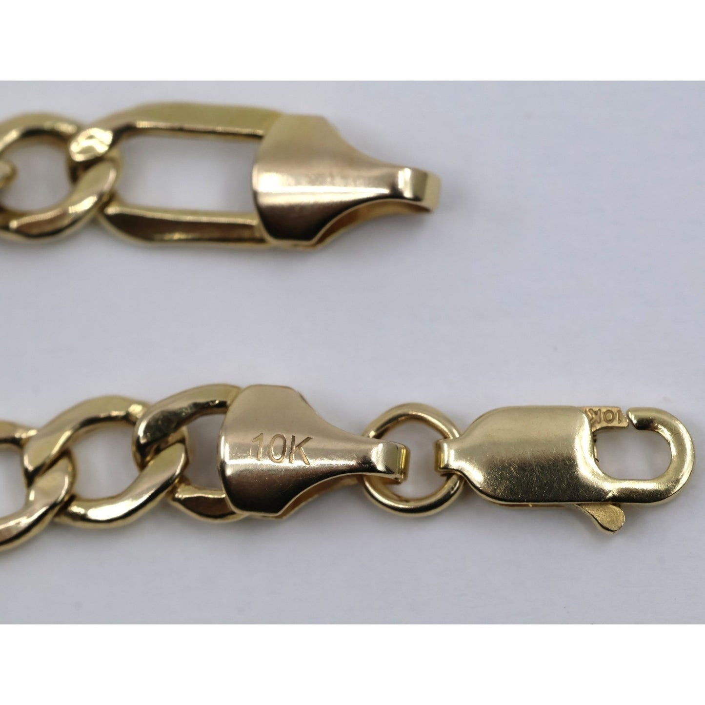 10K Yellow Gold Figaro Link Chain Necklace