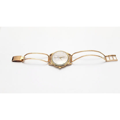 Vintage 1940s Rodania 18K Yellow Gold 35mm 17J Case # 127 Sub Dial Swiss Watch