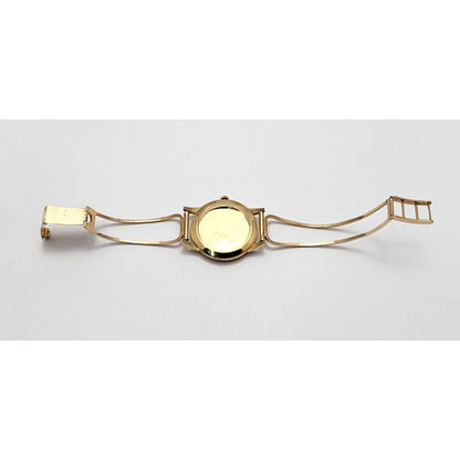 Vintage 1940s Rodania 18K Yellow Gold 35mm 17J Case # 127 Sub Dial Swiss Watch