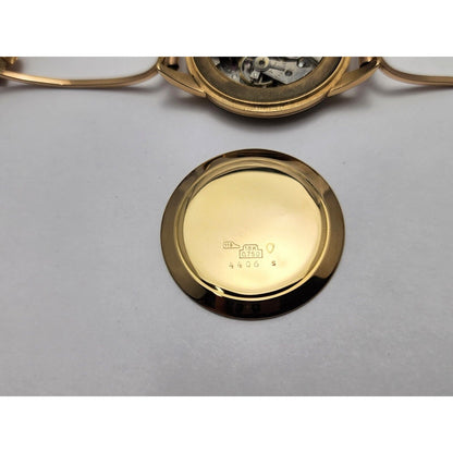 Vintage 1940s Rodania 18K Yellow Gold 35mm 17J Case # 127 Sub Dial Swiss Watch