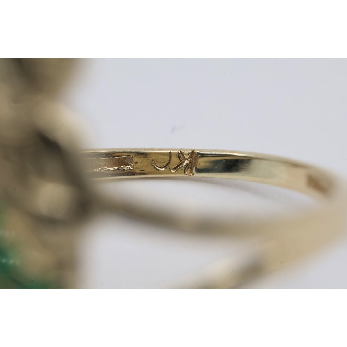 14K Yellow Gold Religious Saint Jude Ring
