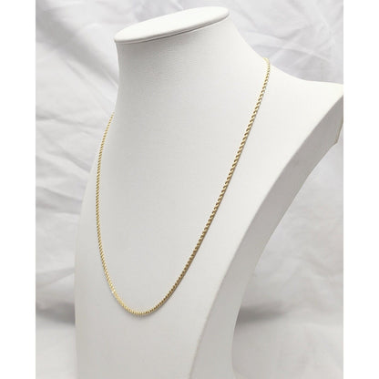 14K Yellow Gold Rope Chain Necklace