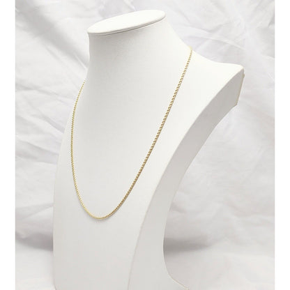 14K Yellow Gold Rope Chain Necklace