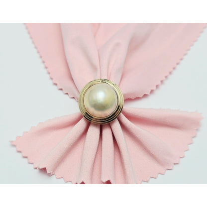 14K Yellow Gold Mabe Pearl Ring