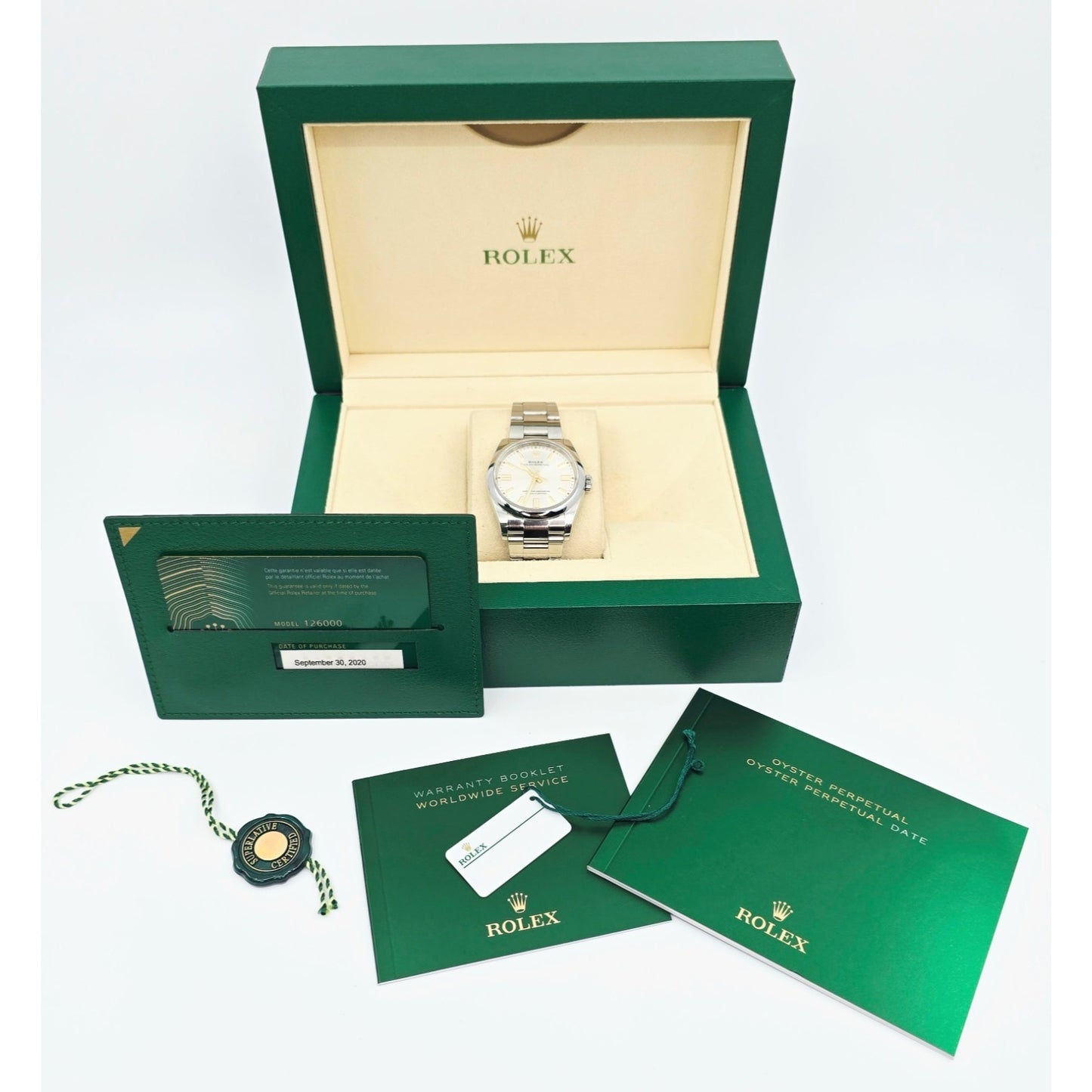 Rolex 126000 Oyster Perpetual 36mm Dominos Pizza Mens Watch in Silver Steel 2020