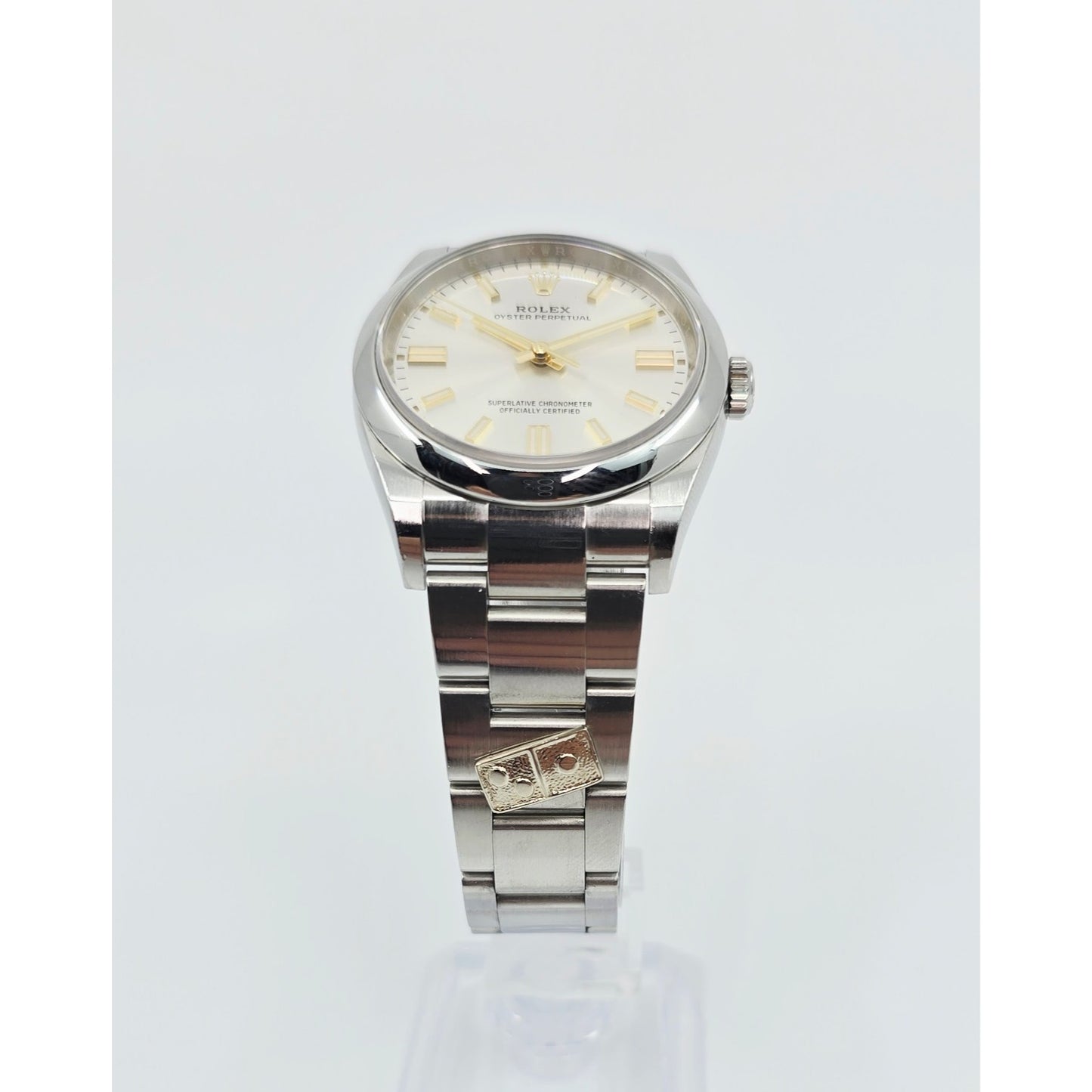 Rolex 126000 Oyster Perpetual 36mm Dominos Pizza Mens Watch in Silver Steel 2020