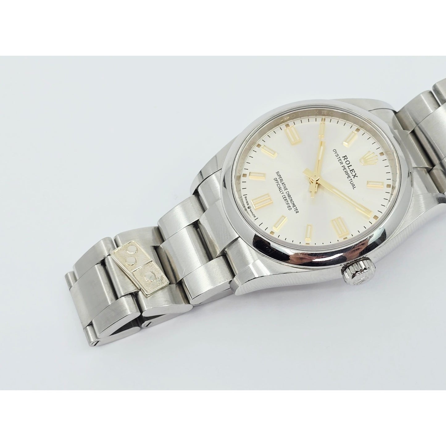 Rolex 126000 Oyster Perpetual 36mm Dominos Pizza Mens Watch in Silver Steel 2020