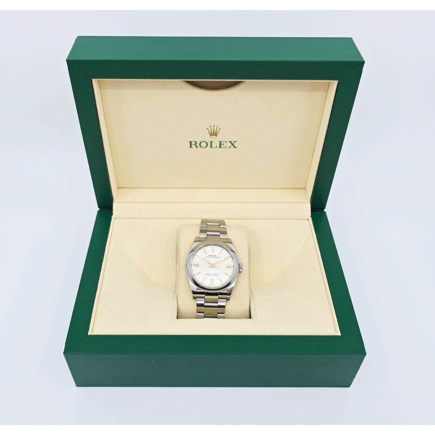 Rolex 126000 Oyster Perpetual 36mm Dominos Pizza Mens Watch in Silver Steel 2020