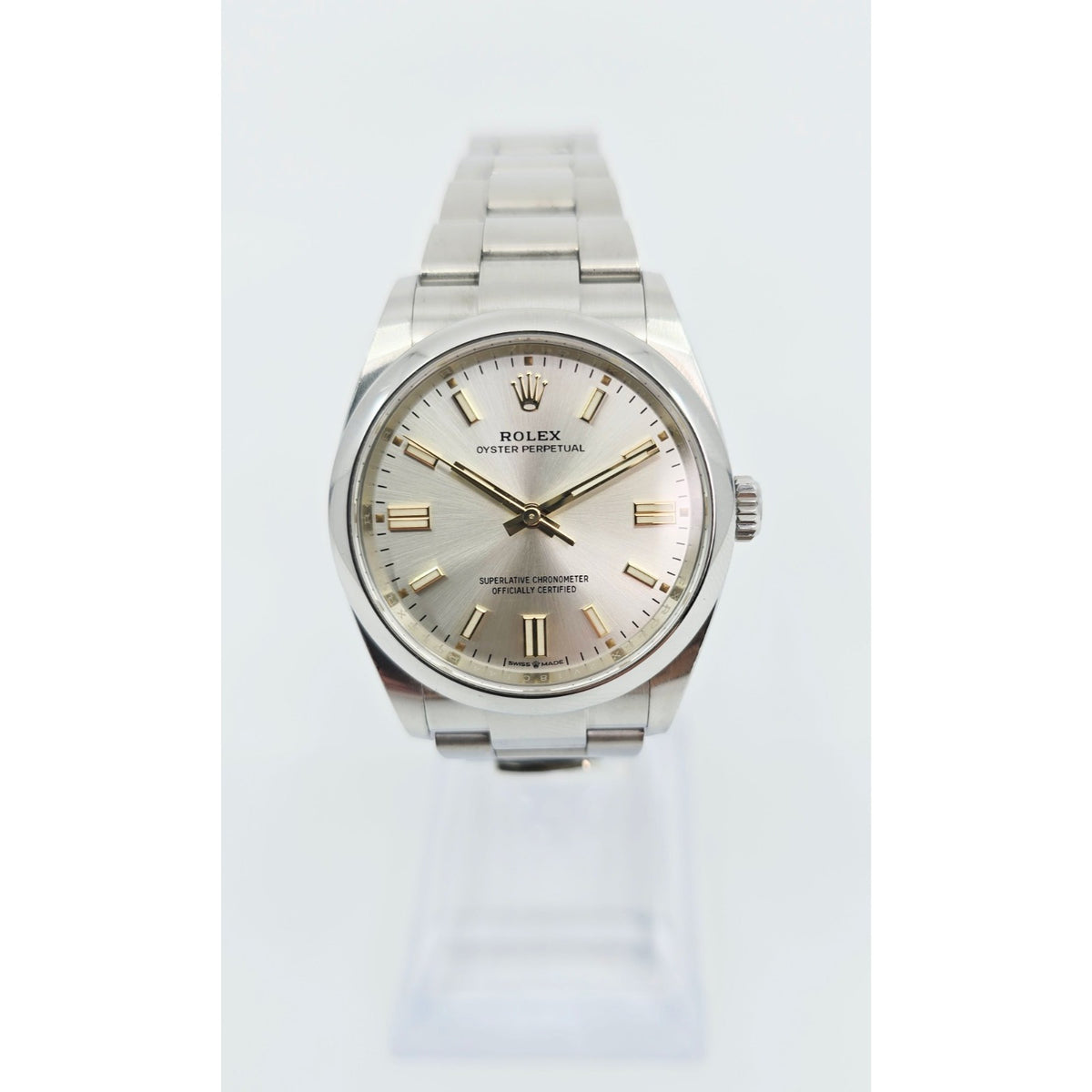 Rolex 126000 Oyster Perpetual 36mm Dominos Pizza Mens Watch in Silver Steel 2020