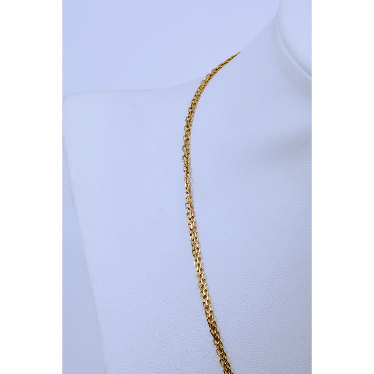 Cartier LOVE 2 Diamond Circle Pendant Necklace 18K Yellow Gold B7219500 w/ Pouch