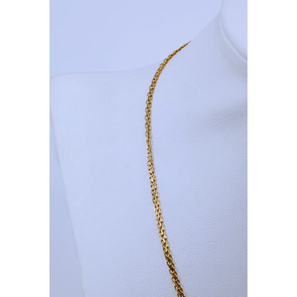 Cartier LOVE 2 Diamond Circle Pendant Necklace 18K Yellow Gold B7219500 w/ Pouch