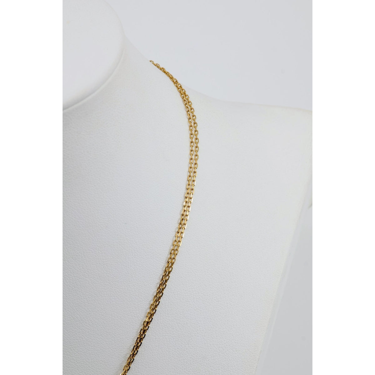 Cartier LOVE 2 Diamond Circle Pendant Necklace 18K Yellow Gold B7219500 w/ Pouch