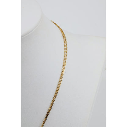 Cartier LOVE 2 Diamond Circle Pendant Necklace 18K Yellow Gold B7219500 w/ Pouch