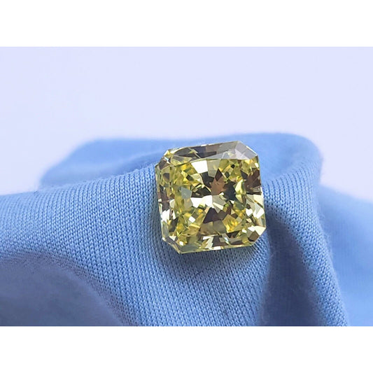 4.01 Carat VS1 Modified Cushion Cut EGL Natural Loose Fancy Light Yellow Diamond