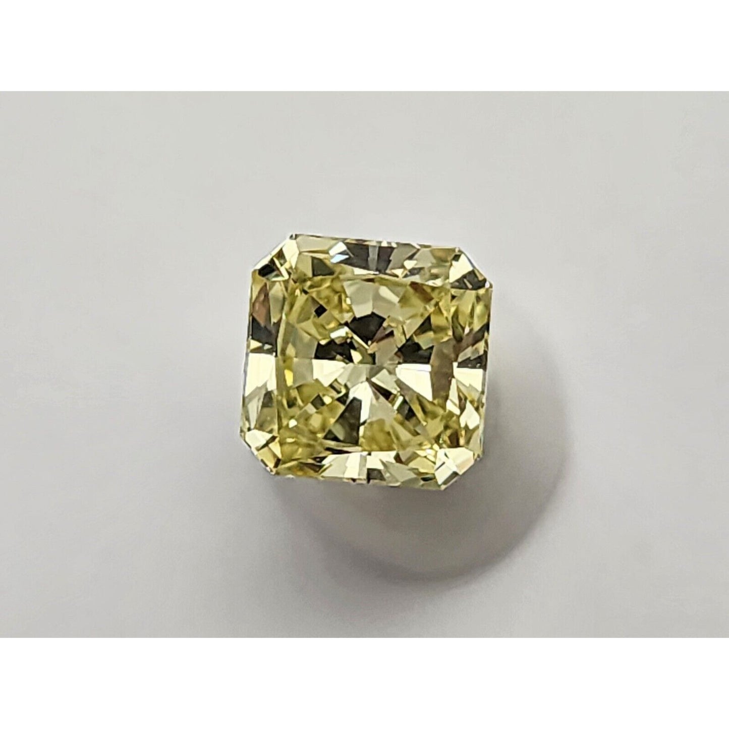 4.01 Carat VS1 Modified Cushion Cut EGL Natural Loose Fancy Light Yellow Diamond