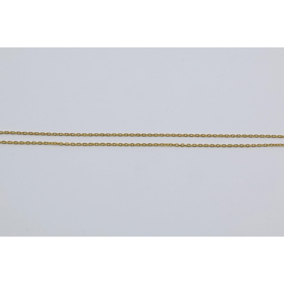 Thin 18K Yellow Gold Butterfly & Leaf Branch Y Lariat Drop Resizable Necklace
