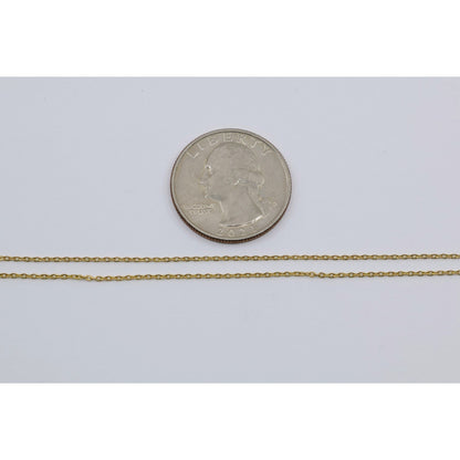 Thin 18K Yellow Gold Butterfly & Leaf Branch Y Lariat Drop Resizable Necklace