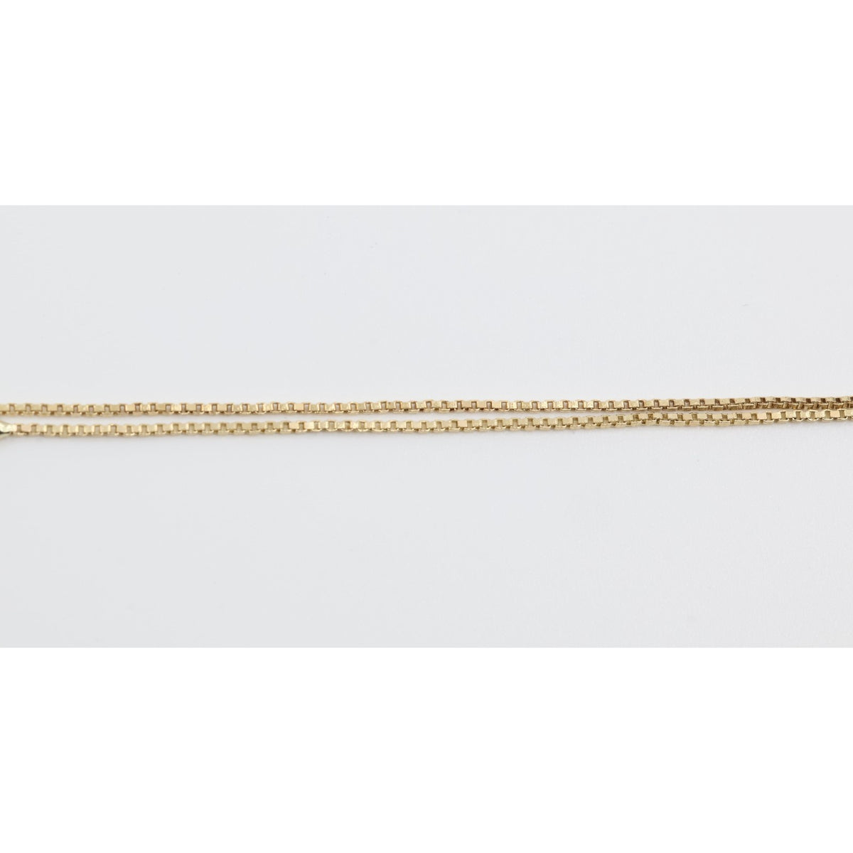 14K Yellow Gold Box Link Chain Necklace