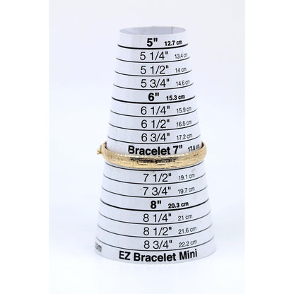 14K Yellow Gold Diamond Cut Greek Key Bangle Bracelet