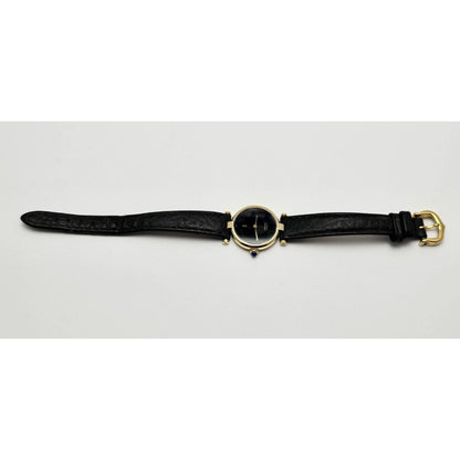 Must de Cartier Paris Vermeil Quartz 18K Gold Plated 925 Silver 24MM 137149