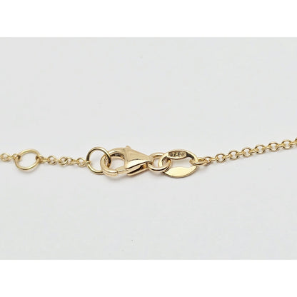 18K Yellow Gold Spinel & Black Diamond Watermelon Resizable Link Charm Bracelet