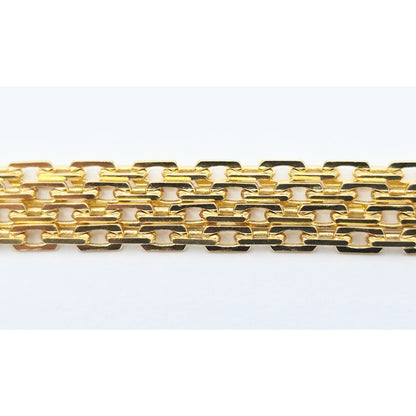 18K Yellow Gold Custom Cable Link Chain Necklace