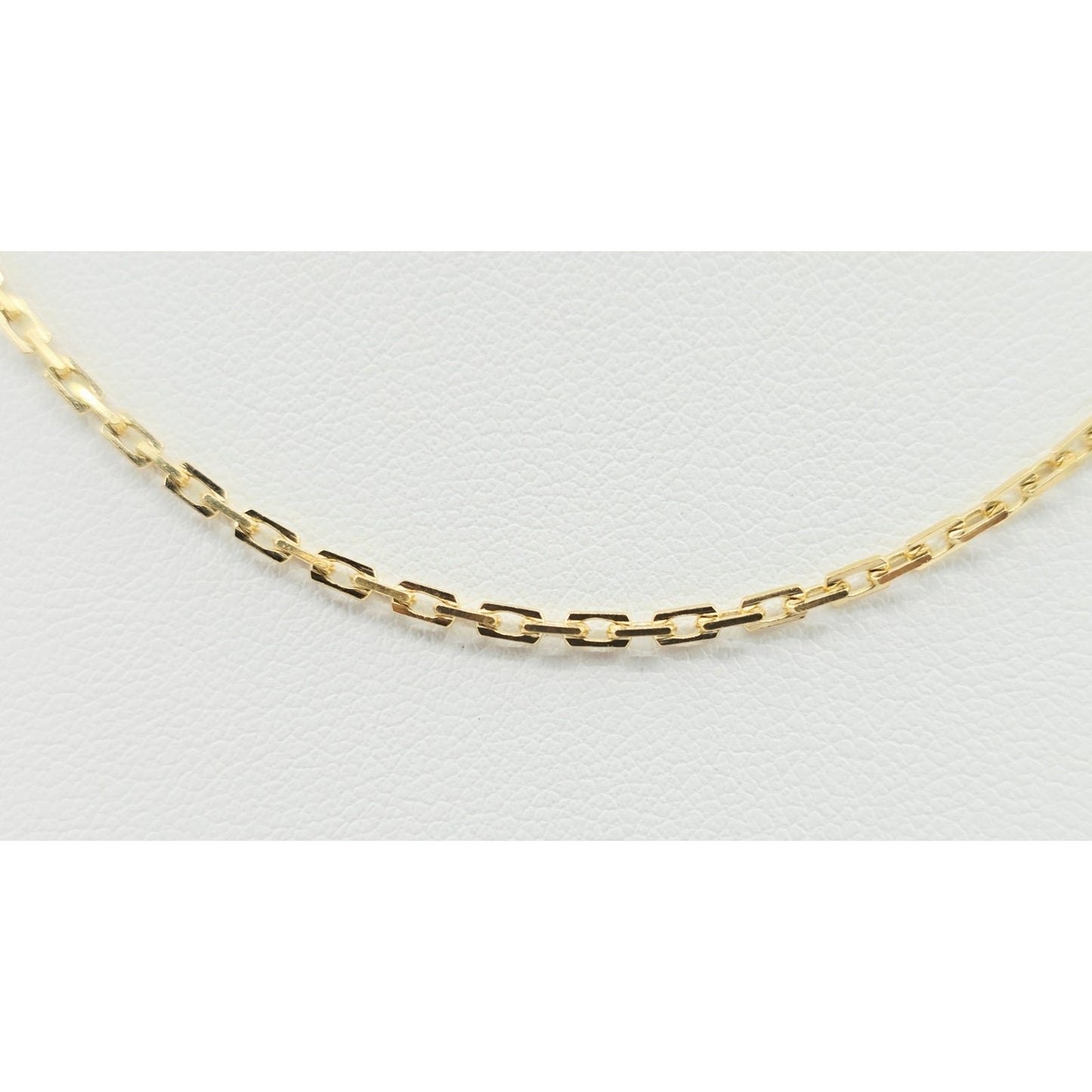 18K Yellow Gold Custom Cable Link Chain Necklace