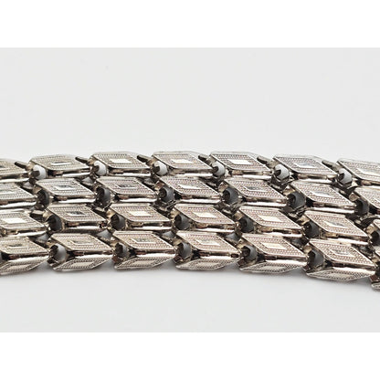 14K White Gold Custom Link Chain Necklace