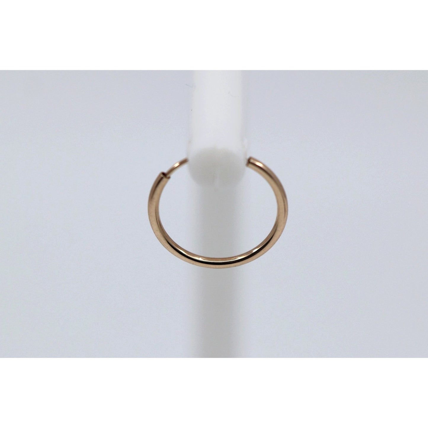 Single Tiny 10K Yellow Gold Hoop Earring